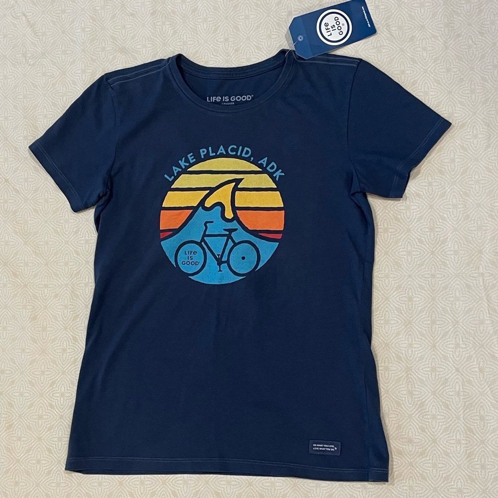 Life is Good Women’s T Shirt. New With Tags. Size XS